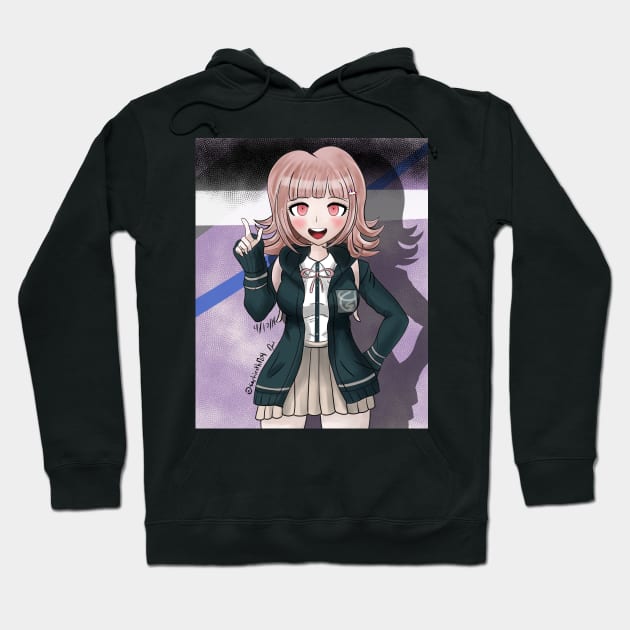 Chiaki Nanami - The Ultimate Gamer [Old] Hoodie by Sephiroth1204